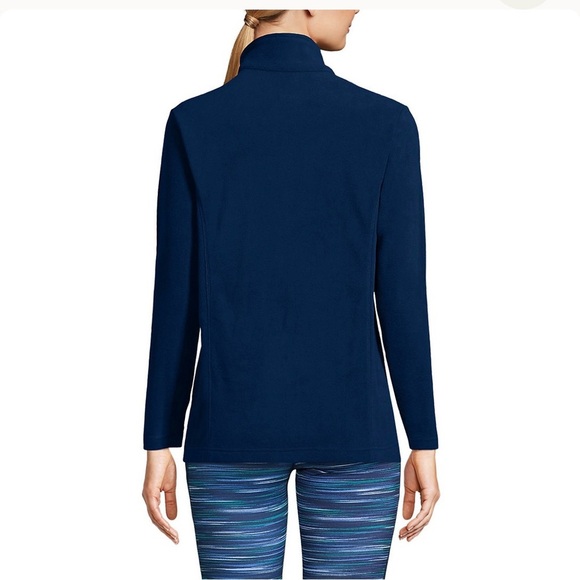 Women's Navy Blue Quarter-Zip Top - Picture 2 of 8